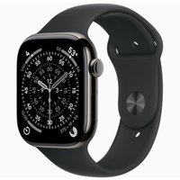 Apple Apple Watch Series 11 LTE Slate Titanium 46mm Black Sport Band - Very Good sold by Music Magpie