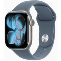 Apple Apple Watch Series 11 GPS Space Grey Aluminium 46mm Anchor Blue Sport Band - Pristine listed by Music Magpie