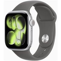 Apple Apple Watch Series 11 GPS Silver Aluminium 42mm Stone Grey Sport Band - Pristine listed by Music Magpie