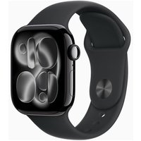 Apple Apple Watch Series 11 GPS Jet Black Aluminium 46mm Black Sport Band - Good listed by Music Magpie