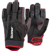 Musto Performance Sailing Gloves With Short Fingers | Black XXL