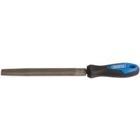 Draper Soft Grip Engineer's Half Round File and Handle, 150mm