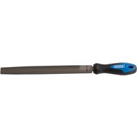 Draper Soft Grip Engineer's Half Round File and Handle, 250mm