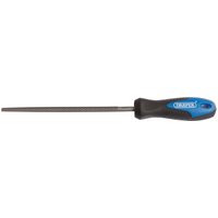 Draper Soft Grip Engineer's Round File and Handle, 150mm