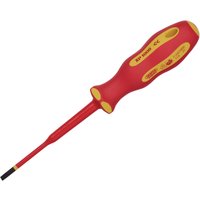 XP1000 VDE Slimline Plain Slot Screwdriver, 4.0 x 100mm