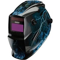 Draper Auto-Darkening Welding Helmet, Blue Skull