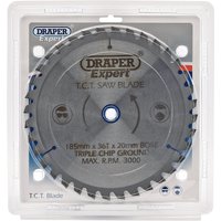 Draper Expert Expert TCT Saw Blade, 185 x 20mm, 36T