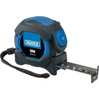 Draper Auto Lock Measuring Tape, 8m/26ft, 25mm