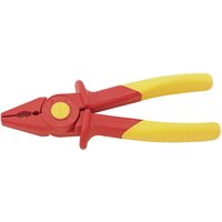 Knipex Fully Insulated 'S' Range Soft Grip Flat Nose Pliers, 180mm