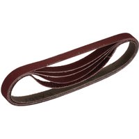 Draper Cloth Sanding Belt, 13 x 457mm, Assorted Grit (Pack of 5)