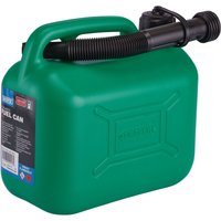 Draper Plastic Fuel Can, 5L, Green