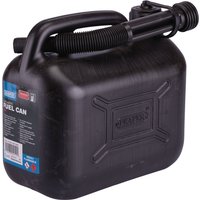 Draper Plastic Fuel Can, 5L, Black
