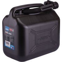 Draper Plastic Fuel Can, 10L, Black
