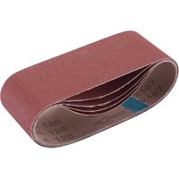 Draper Cloth Sanding Belt, 75 x 457mm, 120 Grit (Pack of 5)