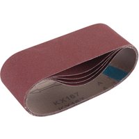 Draper Cloth Sanding Belt, 75 x 457mm, 180 Grit (Pack of 5)