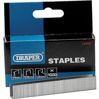 Draper Heavy Duty Staples, 14mm (Pack of 1000)