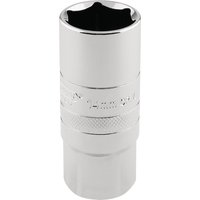 Draper Expert 14mm Thread 6 Point Spark Plug Socket, 1/2" Sq. Dr., 21mm