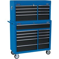 Draper Combined Roller Cabinet and Tool Chest, 19 Drawer, 40"