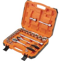 Draper HI-TORQ 6 Point Socket Set, 1/2" (24 Piece)