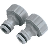 Draper Outdoor Tap Connectors, 3/4" (Pack of 2)