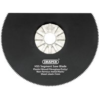 Draper HSS Segment Saw Blade, 88mm Diameter, 18tpi