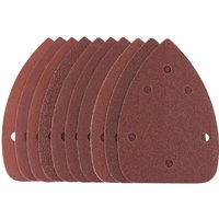 Draper Assorted Grit Hook and Loop Sander, 95 x 140 x 140mm (Pack of 10)
