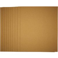 Draper General Purpose Sanding Sheets, 230 x 280mm, 60 Grit (Pack of 10)