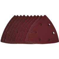 Draper Delta Sanding Sheets with Hook and Loop, 93mm, Assorted Grit (Pack of 10)