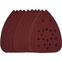 Draper Detail Sanding Sheets with Hook and Loop, 140mm, 240 Grit, SSD3 (Pack of 10)