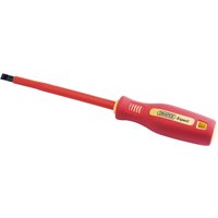 Draper Fully Insulated Plain Slot Screwdriver, 8 x 150mm (Sold Loose)