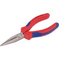 Knipex 25 02 140 SB Long Nose Pliers - Heavy Duty Handles, 140mm
