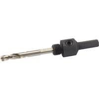 Draper Hex. Shank Holesaw Arbor with HSS Pilot Drill for 14 - 30mm Holesaws, 5/16" Thread