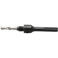 Draper Simple Arbor with SDS+ Shank and HSS Pilot Drill for 14 - 30mm Holesaws, 5/16" Thread