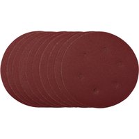 Draper Sanding Discs, 150mm, Hook & Loop, 120 Grit, (Pack of 10)