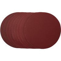 Draper Sanding Discs, 180mm, Hook & Loop, Assorted Grit, (Pack of 10)