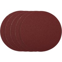 Draper Sanding Discs, 200mm, PSA, 80 Grit, (Pack of 5)