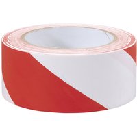 Draper Hazard Tape Roll, 33m x 50mm, Red and White