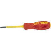 Draper Expert VDE Approved Fully Insulated Cross Slot Screwdriver, No.0 x 60mm (Sold Loose)