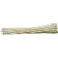 Draper Cable Ties, 4.8 x 400mm, White (Pack of 100)