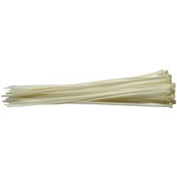Draper Cable Ties, 8.8 x 500mm, White (Pack of 100)