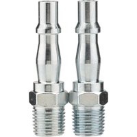 Draper 1/4" Male Screw Adaptor (Pack of 2)