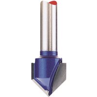 Draper TCT Router Bit, 1/4" Groove, 12.7mm x 90°