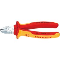 Knipex 70 06 160 SBE Fully Insulated Diagonal Side Cutter, 160mm