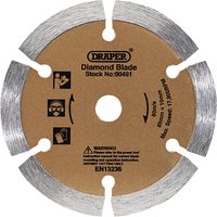 Draper Segmented Diamond Blade, 85mm
