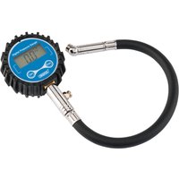 Draper Digital Tyre Pressure Gauge with 300mm Flexible Hose