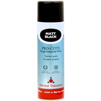 Pro-Cote Matt Black Spray Paint 500ml