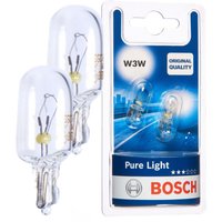 Bosch W3W 12V Pure Light Car Interior, Tail & Side Light Bulb Single