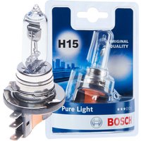 Bosch H15 12V 15/55W Pure Light Spotlight & Side Light Bulb Single