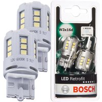 Bosch W21W 12V 2.5W LED Retrofit Car Multi-Fit Bulbs Twin Pack
