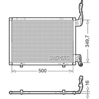 Denso DCN10064 Air Conditioning Condenser